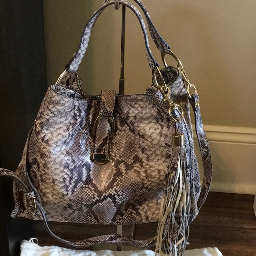 G.I.L.I. Snakeskin Patterned Bag